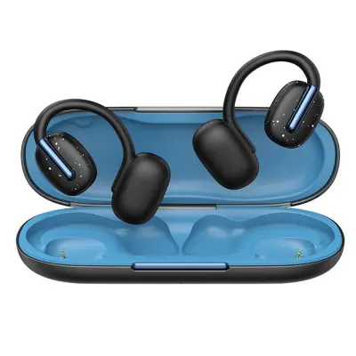 Športne slušalke Bluetooth 5.3 z odprtim ušesom in mikrofonom, vodotesne za tek