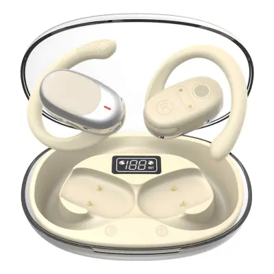 Športne ušesne slušalke Bluetooth, ušesni kavelj, LED ohišje, globok bas, iOS/Android