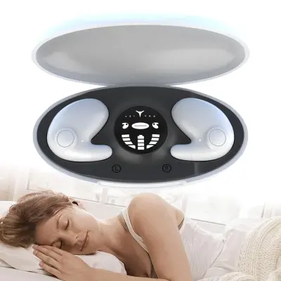 Nevidne slušalke Bluetooth za spanje, mini brezplačen vložek za osebe, ki špijo na boku