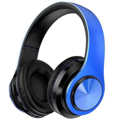 Brezžične Bluetooth naglavne slušalke z mikrofonom, zložljive, lahke