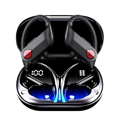 Viseče Bluetooth slušalke za upravljanje hrupa, brezžične za tek