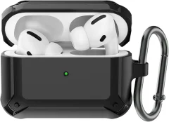 Etui za AirPods Pro, zaščitni ovitek z obeskom za ključe, proti padcem, proti zdrsu
