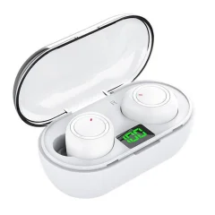 Brezžične slušalke Bluetooth z mikrofonom, ušesne slušalke za iOS in Android