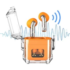 Brezžične slušalke Bluetooth 5.3, stereo slušalke za v uho