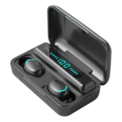 Brezžične ušesne slušalke Bluetooth 5.1, vodoodporne ušesne slušalke z etuijem