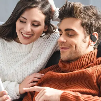 Bluetooth ušesne slušalke Open Ear Air Conduction za otroke in odrasle