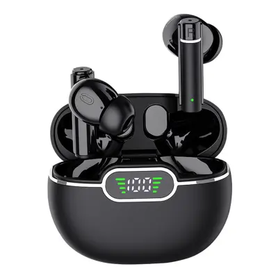 Slušalke Bluetooth 5.3, LED zaslon, vodotesne športne slušalke IPX5