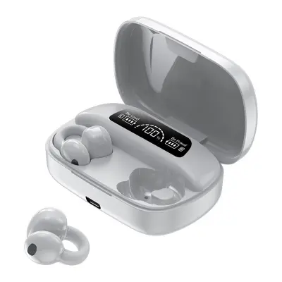 Brezžične ušesne slušalke Bone Conduction Clip-On, športne slušalke z odprtim ušesom