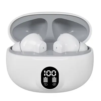 Slušalke IPX5 Bluetooth, brezžične z LED zaslonom, za v uho, brezžične