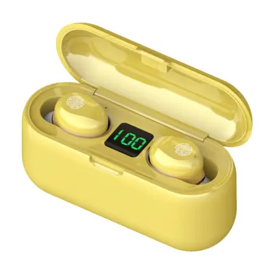 Slušalke Bluetooth 5.1 IPX5 z ohišjem 1200 mAh, stereo nizki toni, upravljanje šumov
