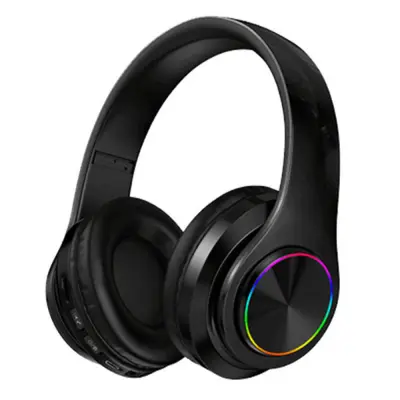 Brezžične Bluetooth naglavne slušalke z mikrofonom, zložljive, lahke