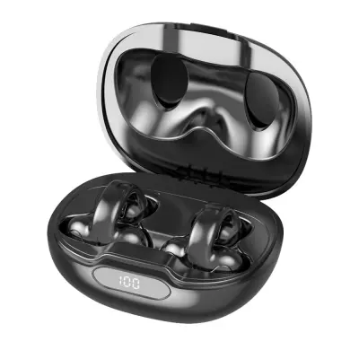 Brezžične slušalke Bluetooth Ear Clip, zasnova z odprtim ušesom za kostno prevodnost