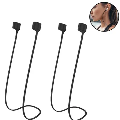 2 para magnetnih trakov proti izgubi za AirPods, silikonska športna vrvica