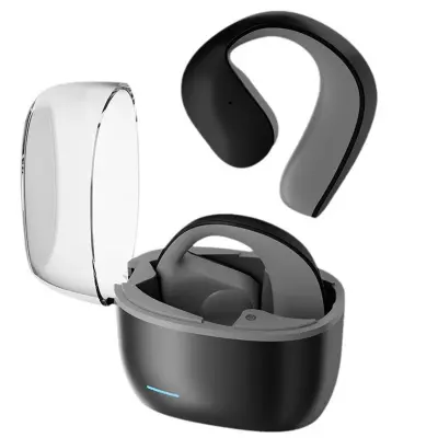 Prozorne odprte ušesne slušalke, ušesna kljukica, Bluetooth, šport
