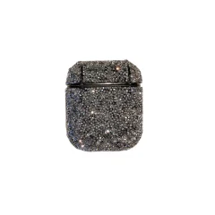 Ovitek Bling Diamond za slušalke AirPods, ovitek z okrasnimi kamni, odporen proti udarcem, z obeskom za ključe