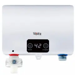 Pretočni grelnik vode Oliver Voltz OV57100G, 5500W, 20-55°C, zaslon na dotik, IPX4, bel