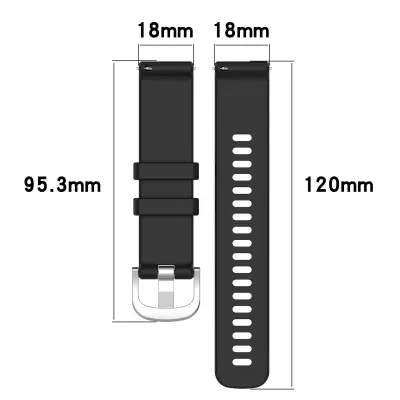 Silikonski pašček za uro Huawei Watch GT5 - bel - 22 mm Black 22 mm