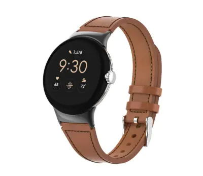 Pleten pas za uro Google Pixel, eleganten in udoben Brown