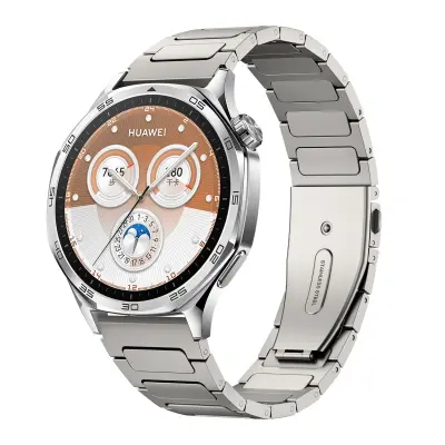 Univerzalni 22mm srebrni titanov pašček za pametne ure