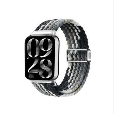 Xiaomi Smart Band črni čokoladni najlonski pleteni pašček   Xiaomi 8 Lite