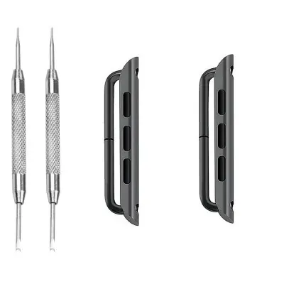Priključek za pašček za Apple Watch - črn  41/22 mm