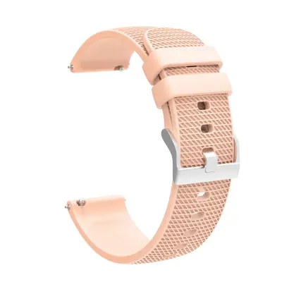 Silikonski pašček za uro - zračen in udoben Pink S