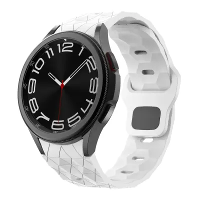 Silikonski pašček za uro za Samsung Galaxy Watch 6/5/4 White