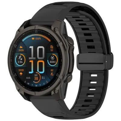 Stardust Orange F8 pašček za uro z zaponko, 26 mm Black 26 mm