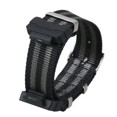 Najlonski platneni pašček za uro Casio G-Shock Black+Grey