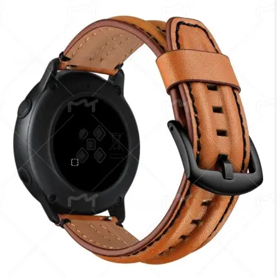 Premium usnjen pašček za Samsung Galaxy Watch4 Classic Brown