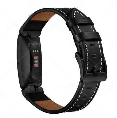 Premium usnjeni pašček za Fitbit Inspire 1/2 HR Brown