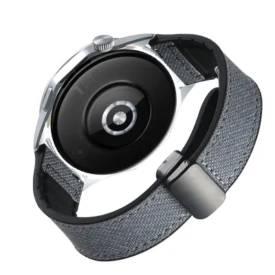 Siv denim stil 22 mm pašček za uro za univerzalne pametne ure