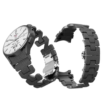 Pašček za uro Z-formata za Samsung Galaxy Watch 4/5 & 6 & 5Pro Black  Samsung Galaxy Watch6