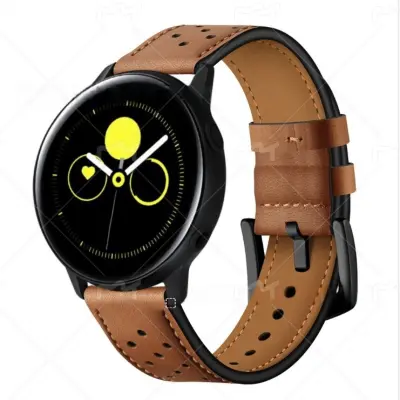 Usnjen pašček za uro Samsung Galaxy Watch Active Brown