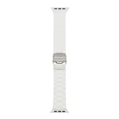 Pašček za uro za Apple Watch Series 1-7 & SE White 42/44 mm