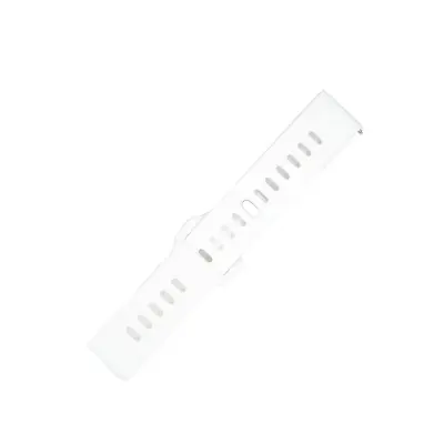 20 mm silikonski pašček za uro Huawei/Samsung White