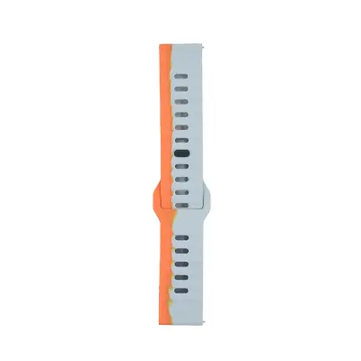 Silikonski pas za uro - 20 mm Orange