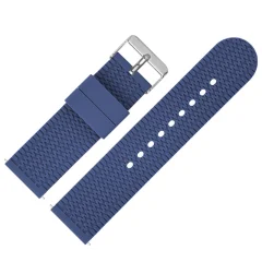 Silikonski pas za uro z zaponko za ure Huawei Blue 20 mm