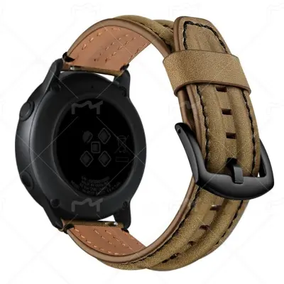 Premium usnjen pašček za Samsung Galaxy Watch4 Classic DarkBrown