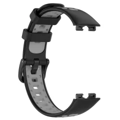 Nadomestni pašček za Huawei Band 10/9/8 - Zračen športni silikonski pašček Grey