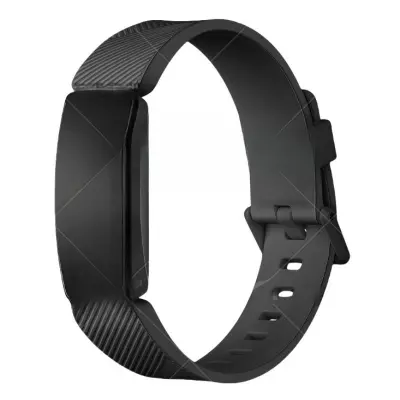 Premium silikonski nadomestni pašček za serijo Fitbit Inspire Black