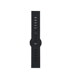 20 mm silikonski pašček za uro Huawei/Samsung Black