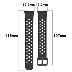 Silikonski pašček za uro Huawei Band 8/9/10 Black