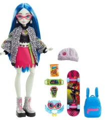 Mattel Monster High: Lutka Ghoulia Yelps z lutko in pripomočki Sir Hoots (HHK58)