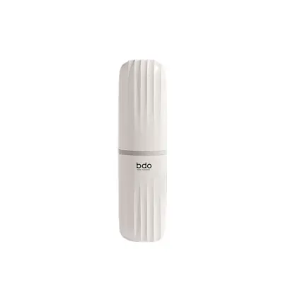 Kompaktno potovalno držalo za zobno ščetko in škatla za shranjevanje zobne paste White