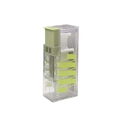 Kompaktno ohišje za zobno nitko Matcha Green: Ustna higiena na poti Green