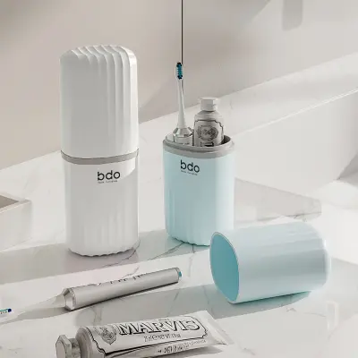 Potovalna skodelica za zobno ščetko - Velika White