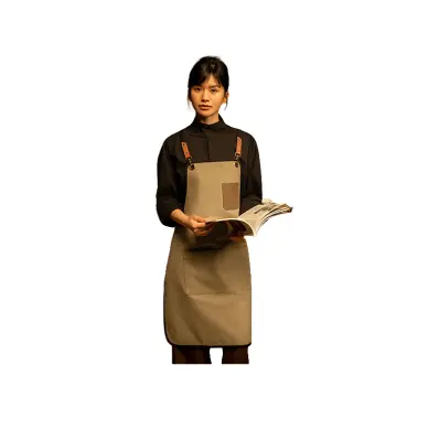 Predpasnik iz vrhunskega platna za kavarne Brown