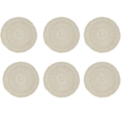 Komplet 6 podstavkov Beige