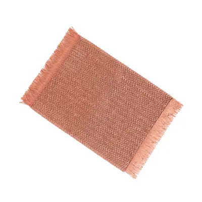 Komplet 6 podstavkov, 30x45 cm, elegantni tkkani vinilni podstavki Pink